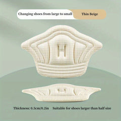 Adjustable Heel Pads for Sport Shoes - Antiwear Insoles for Big Shoes