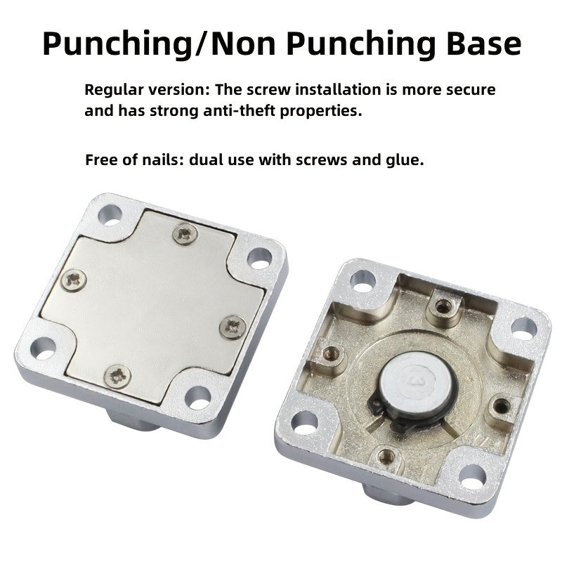 Punch Cabinet Door Lock Shoe Cabinet Drawer Latch Wardrobe Anti Theft Lock