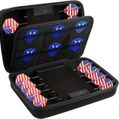 GWCASE Dart Case For Steel & Soft Tip Darts Storage Fits Tips, Shafts, Flights