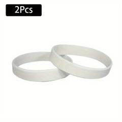 2pcs Silicone Bracelet for Outdoor Fitness and Sports