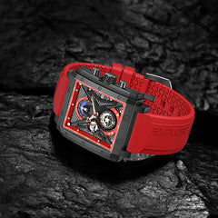 Women's Waterproof Silicone Quartz Watch Chronograph 24 Hour Clock