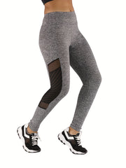 High Waist Mesh Leggings for Women