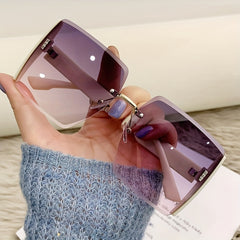Square Sunglasses Casual Gradient Glasses UV400