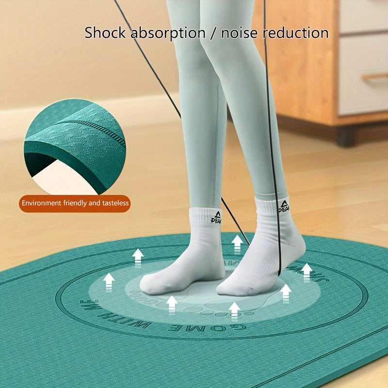 TPE Yoga Mat Non-slip Fitness Mat with Position Line for Gymnastics Pilates