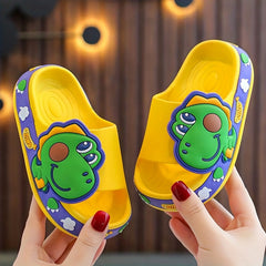 JIAGEYA Boys Cartoon Slides Slippers Lightweight Non Slip Comfy Open toe Shoes