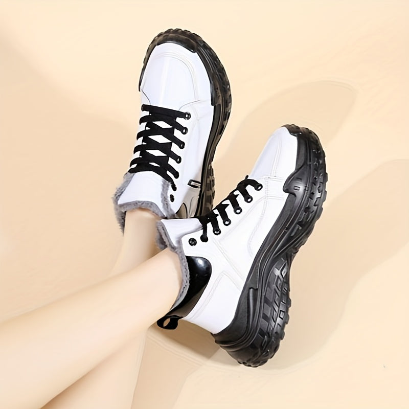Women's Thick Sole Snow Boots Non Slip Winter Warm Short Boots