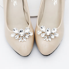 Crystal Shoe Clips Rhinestone Shoe Buckles DIY Decoration Wedding Party
