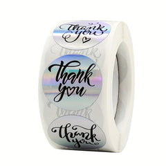 500 Thank You Stickers Sealing Labels Laser Scrapbooking Sticker
