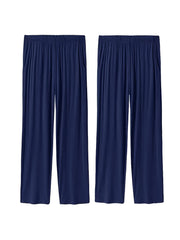 Wide Leg Casual Sports Pants With Pocket Comfortable Stretchy Casual Running Pan