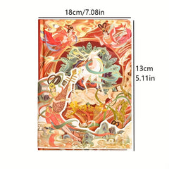 Chinese Style Notebook Diary - Forbidden City & Dunhuang National Tide