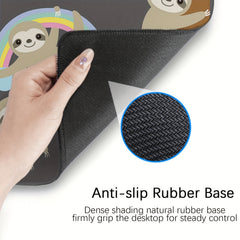 Sloth Rectangular Desk Pad Mouse Pad 11.8x31.5in