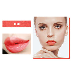 Soft Matte Natural Nude Tone Lipstick Long Lasting Waterproof 12 Colors