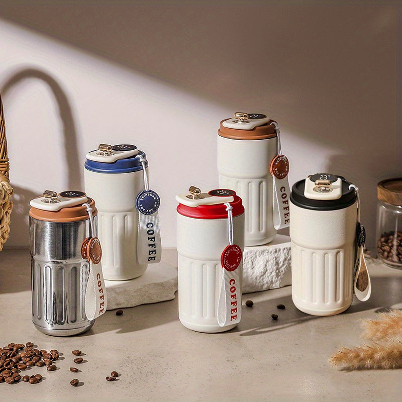 316 Stainless Steel Insulated Coffee Mug 15.5 oz with Lid