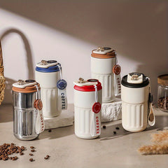 316 Stainless Steel Insulated Coffee Mug 15.5 oz with Lid