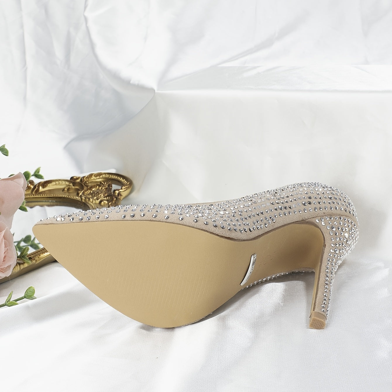 Women's Rhinestone High Heeled Pumps