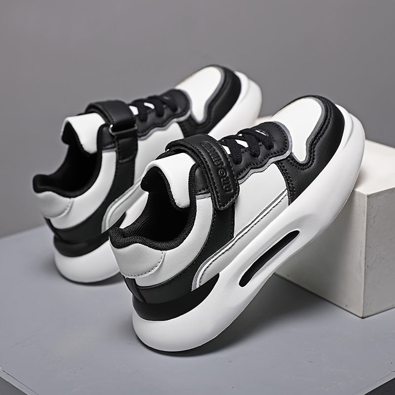Girl's Colour Block Chunky Shoes Comfy Non Slip Casual Soft Sole Sneakers