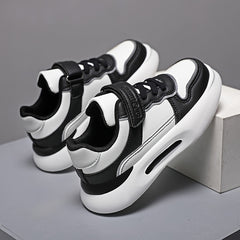 Girl's Colour Block Chunky Shoes Comfy Non Slip Casual Soft Sole Sneakers