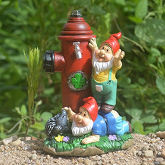 Fire Hydrant Dwarf Garden Ornament Resin Statue