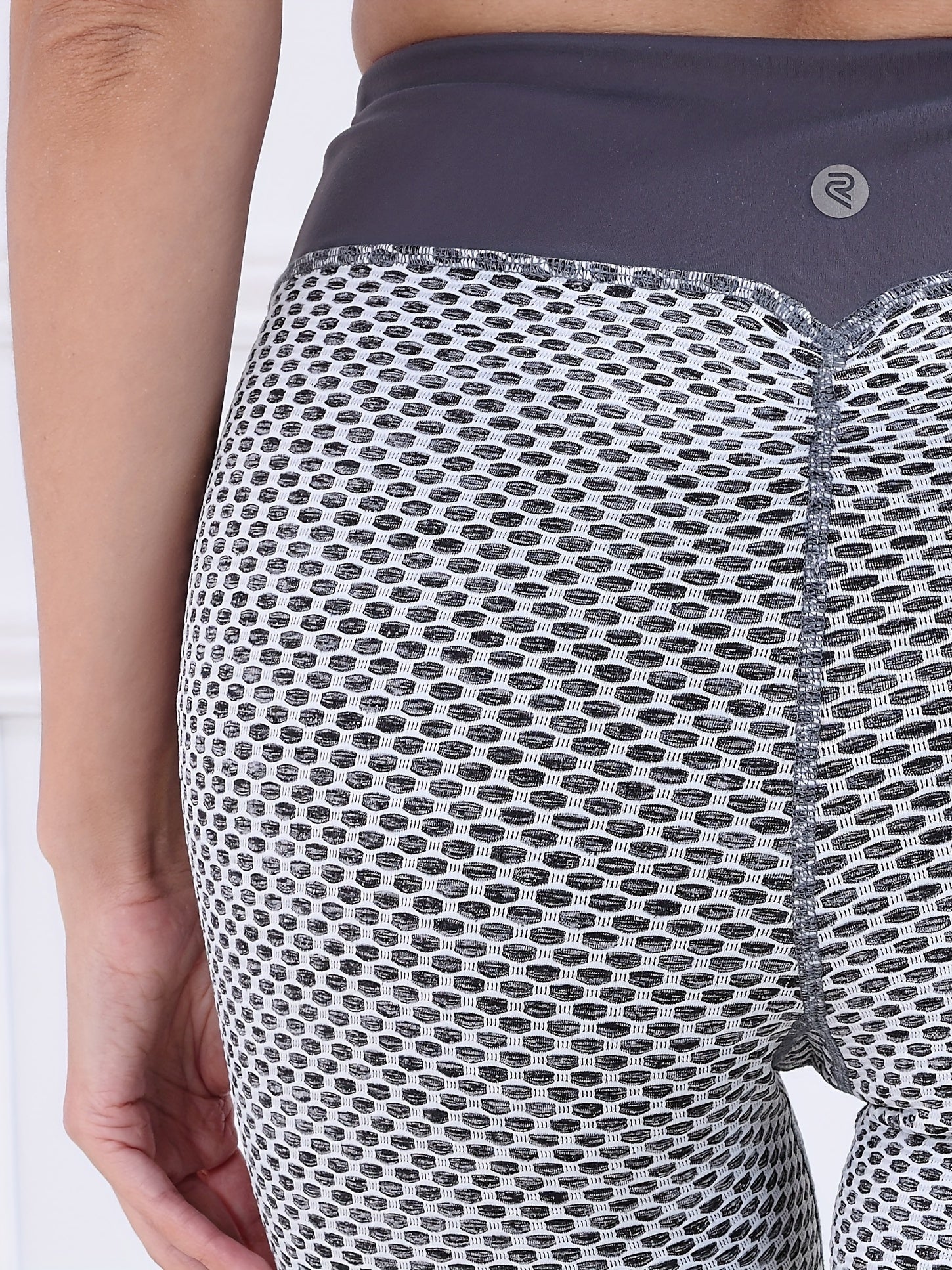 Women's Honeycomb Running Yoga Sports Leggings Fitness Gym Tight Pants