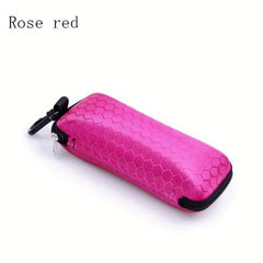 Honeycomb Glasses Case Zipper Sunglasses Storage Box