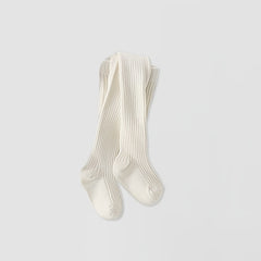 Girls Ribbed Cotton Leggings Tights for Spring & Autumn
