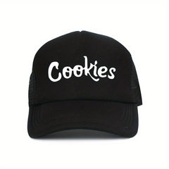 Cookies Baseball Cap Men's Mesh Cap Breathable Outdoor Casual Hip Hop Cap