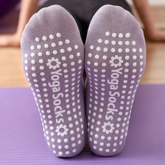 Anti-Skid Cross Strap Backless Yoga Dance Socks with Grips