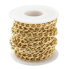 5m Aluminum Chain Roll for Jewelry Making Necklaces Bags
