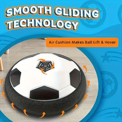 LED Floating Soccer Ball with Foam Barriers Indoor Outdoor Play