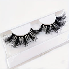 25mm Fluffy Thick Mink Lashes Volume Natural Dramatic False Eyelashes