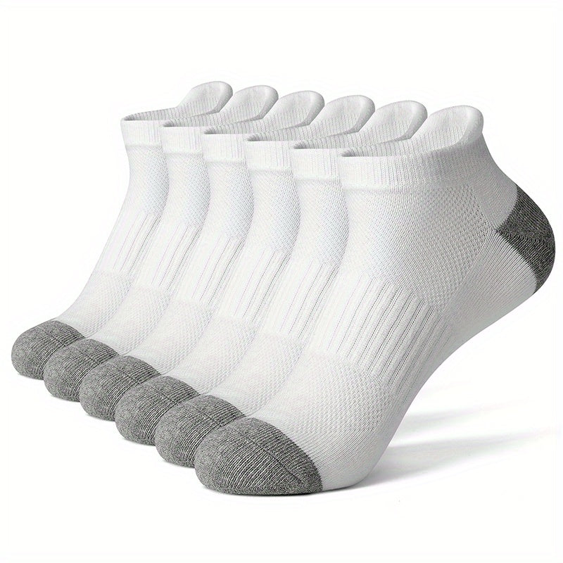 6 Pairs Comfy Breathable Short Sports Running Socks Women's Stockings