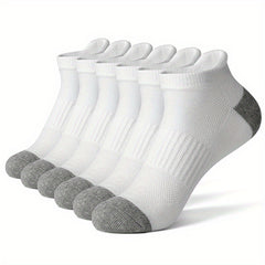 6 Pairs Comfy Breathable Short Sports Running Socks Women's Stockings