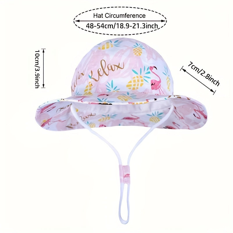 Flamingo Fisherman's Hat Sun Protection Bucket Hat