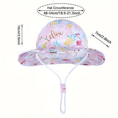 Flamingo Fisherman's Hat Sun Protection Bucket Hat