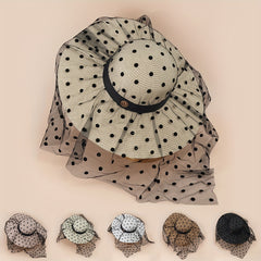 Summer Sunscreen Vacation Hat Retro Seaside Beach Straw Hat