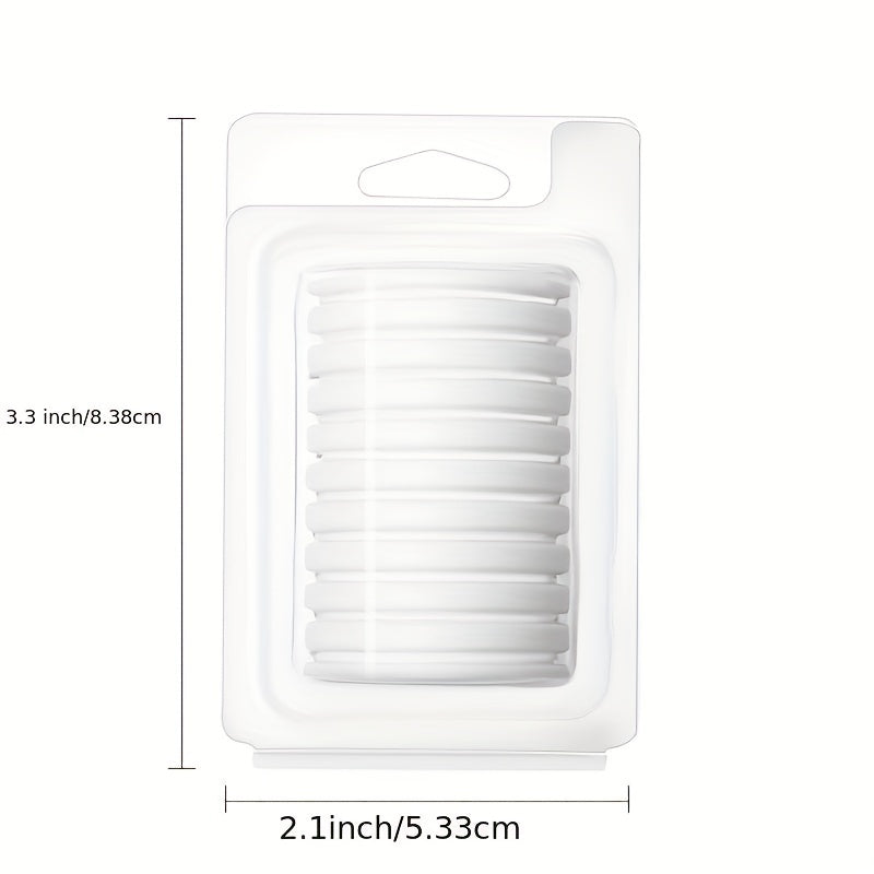 10pcs Transparent Eyelash Glue Strips Reusable Makeup Tools