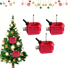 Gas Can Hanging Ornament Funny Gas Money Holder for Christmas Tree