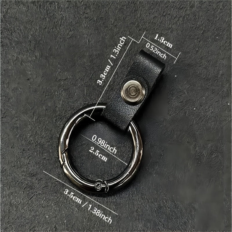 Soft Leather Car Keychain Key Holder Key Organizer for Men Women