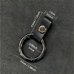 Soft Leather Car Keychain Key Holder Key Organizer for Men Women