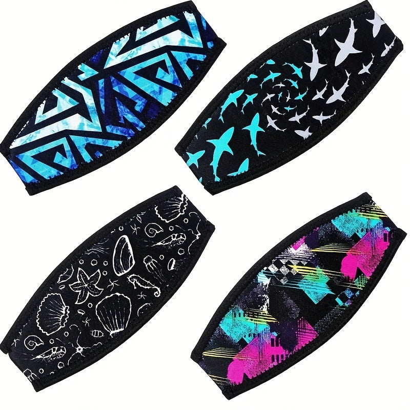 Mask Strap Hair Protector Wrap for Water Sports Decorative Printing