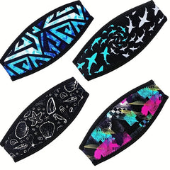 Mask Strap Hair Protector Wrap for Water Sports Decorative Printing