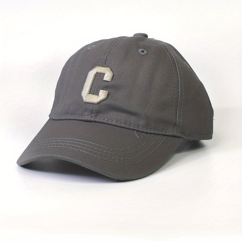 Casual Letter Embroidery Cap Sun Protection Comfortable Breathable Cap