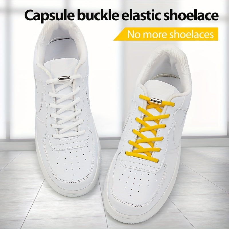 Adjustable Elastic Shoelaces With Clip Buckles for Sneakers