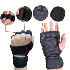 Palm & Wrist Protection Gloves For Weightlifting