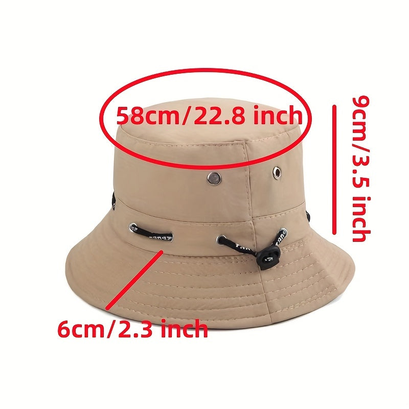 Casual Bucket Hat Lightweight Sunscreen Fisherman Cap UV Protection