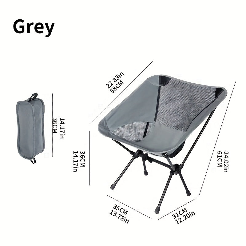 Outdoor Folding Moon Chair Portable Casual Chair For Fishing