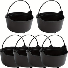 6pcs Halloween Cauldron Candy Buckets Bulk