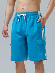 Tropical Swim Trunk Beach Shorts Men's Swimwear - Quick Drying