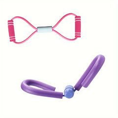 2pcs Slimming Leg Clip Resistance Tension Rope Yoga Muscle Training