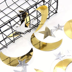 Star & Moon Paper Flower Hanging Decor for Events
